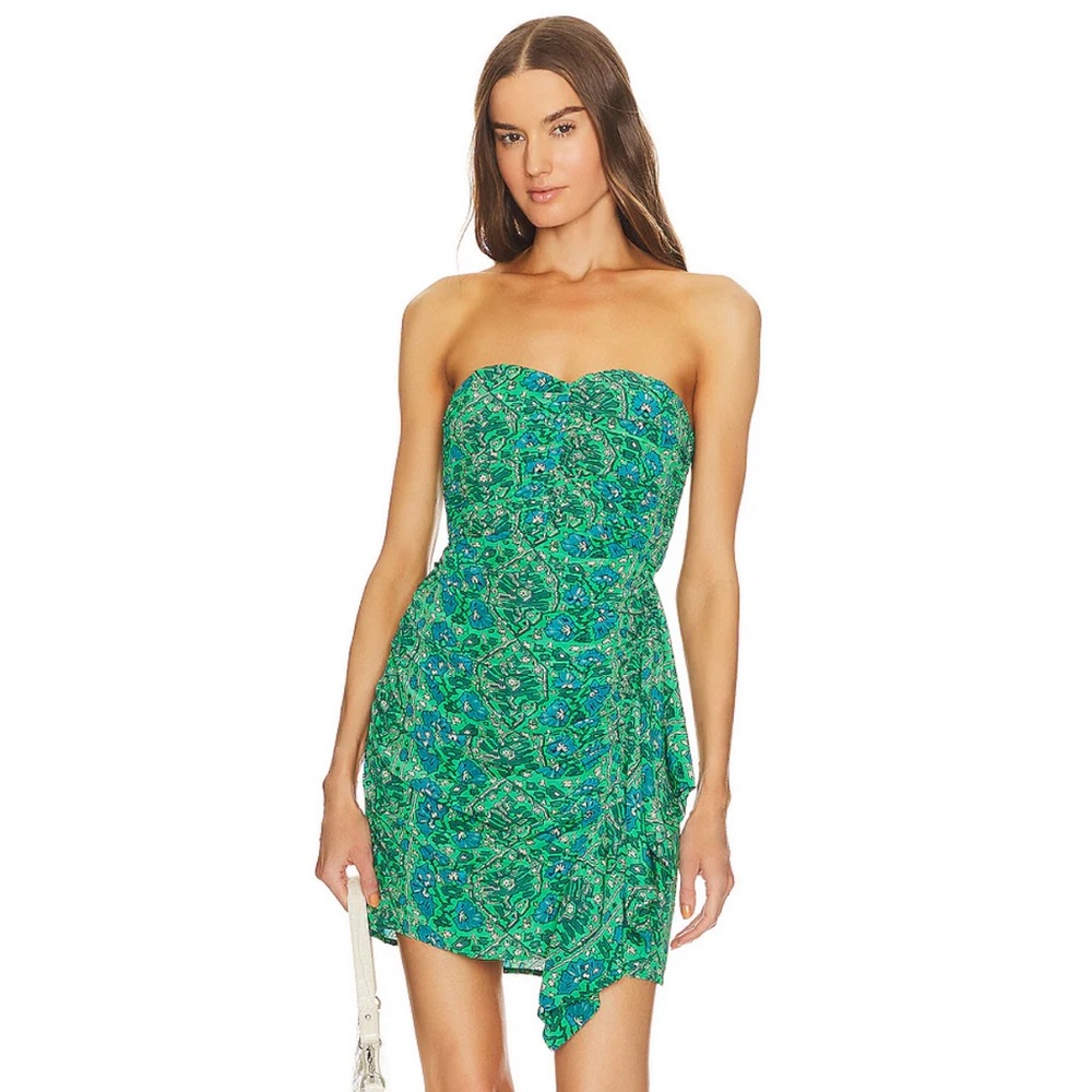 SOLD!! RHODE ebba strapless mini dress ivyflora size 2 WORN ONCE